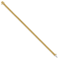 14k 2.7mm Round 2-prong Diamond Bracelet Mounting-X10021
