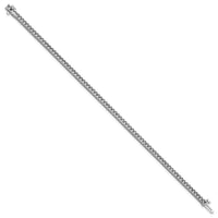 14k White Gold 2mm Princess 4ct Diamond Tennis Bracelet Mounting-X10022W