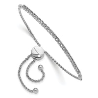 14k White Gold 2.2mm Round Diamond 1.03ct Adjustable Bracelet Mounting-X10026W
