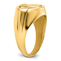 14k Men's Claddagh Ring Mounting-X160B