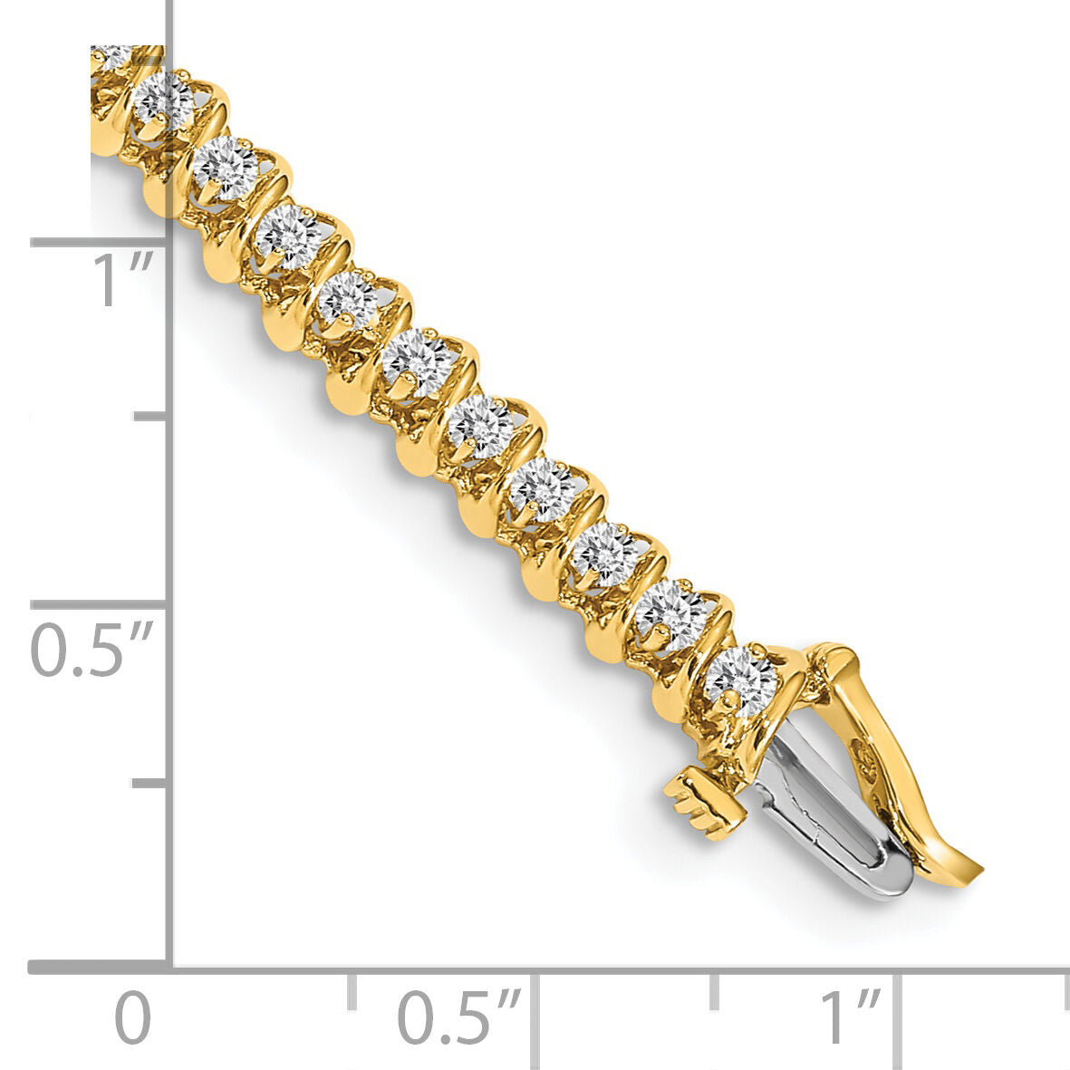 14k 1.6 Round Diamond Tennis Bracelet Mounting-X2000