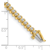 14k 1.6 Round Diamond Tennis Bracelet Mounting-X2000