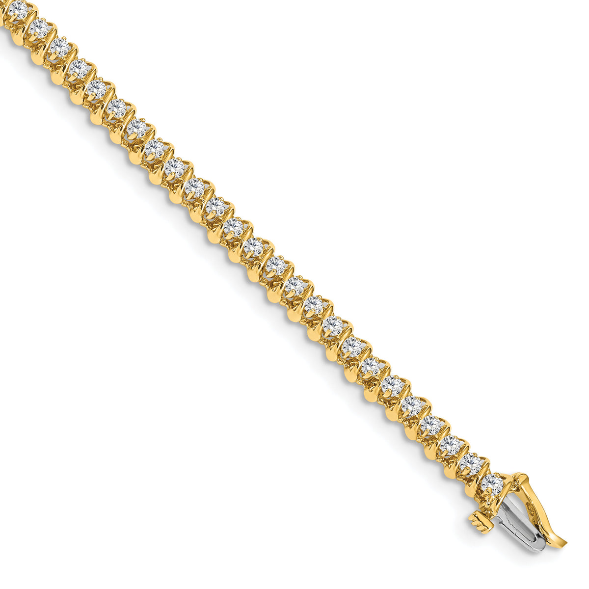 14k 1.6 Round Diamond Tennis Bracelet Mounting-X2000