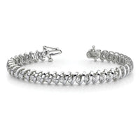 14k White Gold 1.9mm Tennis Bracelet Mounting-X2001W