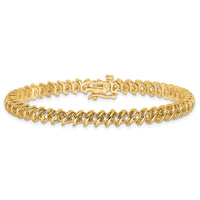 14k 2.1 Round Diamond Tennis Bracelet Mounting-X2002