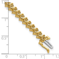 14k 2.1 Round Diamond Tennis Bracelet Mounting-X2002