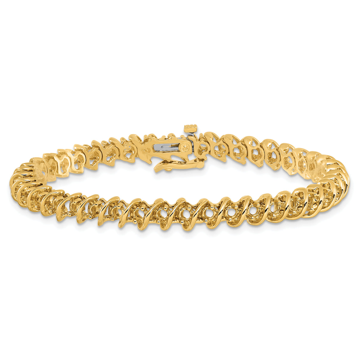14k 2.4mm Diamond Tennis Bracelet Mounting-X2003