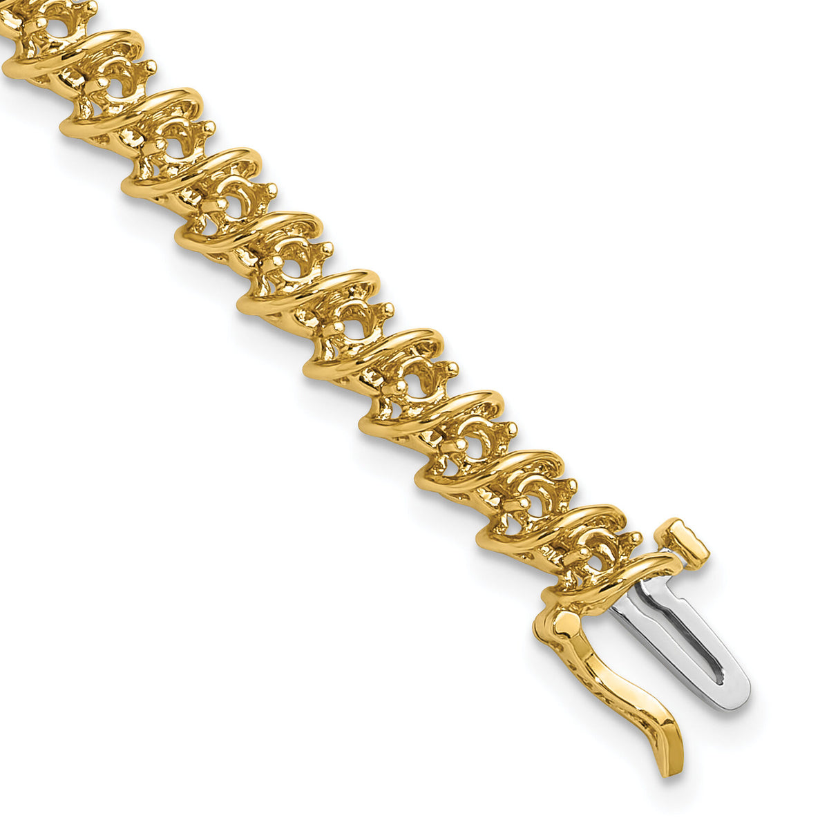 14k 2.4mm Diamond Tennis Bracelet Mounting-X2003
