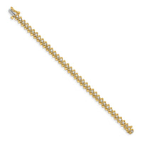 14k AA Diamond Tennis Bracelet-X2003AA