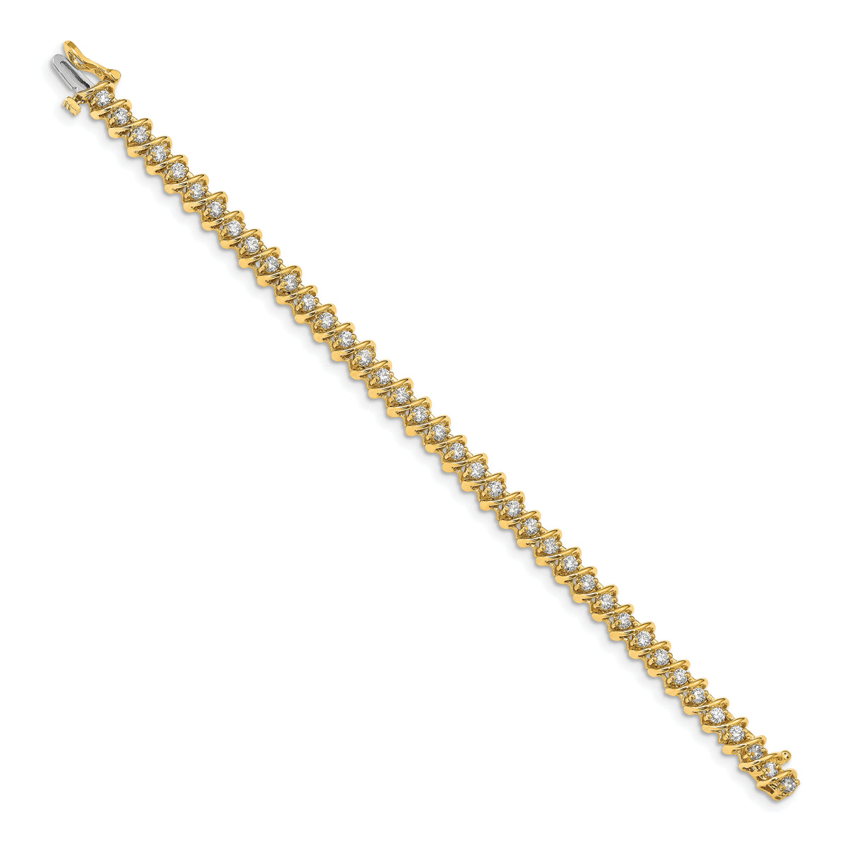 14k AAA Diamond Tennis Bracelet-X2003AAA