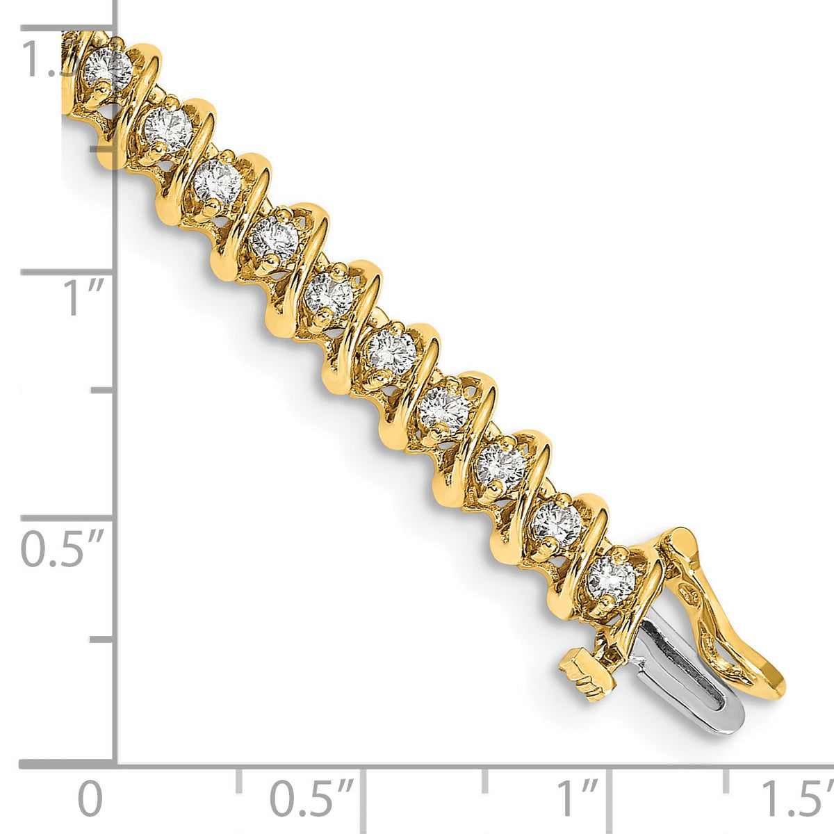 14k AAA Diamond Tennis Bracelet-X2003AAA