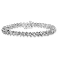 14k White Gold 2.4mm Tennis Bracelet Mounting-X2003W