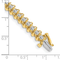 14k 2.7mm Diamond Tennis Bracelet Mounting-X2004