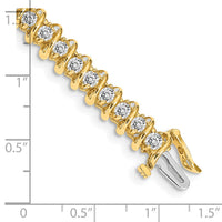 14k 2.9mm Diamond Tennis Bracelet Mounting-X2005