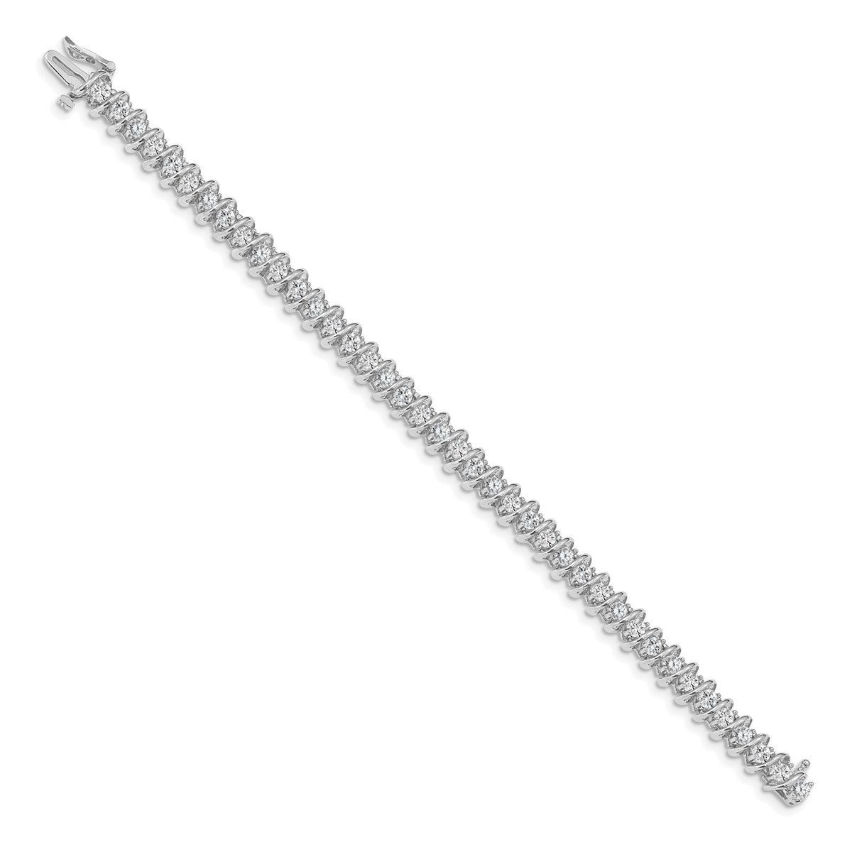 14k White Gold 2.9mm Tennis Bracelet Mounting-X2005W