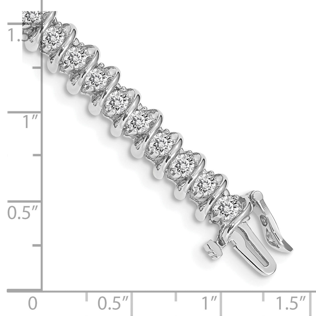 14k White Gold 2.9mm Tennis Bracelet Mounting-X2005W