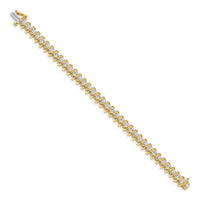 14k 3.3mm Diamond Tennis Bracelet Mounting-X2006