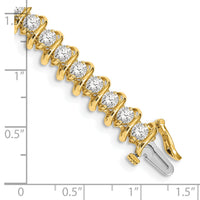 14k 3.3mm Diamond Tennis Bracelet Mounting-X2006