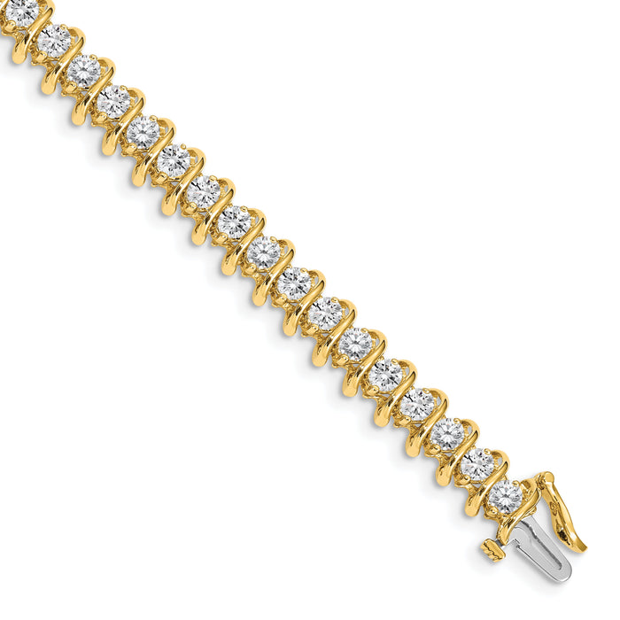 14k 3.3mm Diamond Tennis Bracelet Mounting-X2006