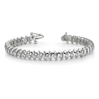 14k White Gold 3.3mm Tennis Bracelet Mounting-X2006W