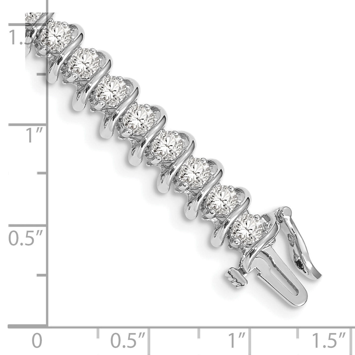 14k White Gold 3.3mm Tennis Bracelet Mounting-X2006W