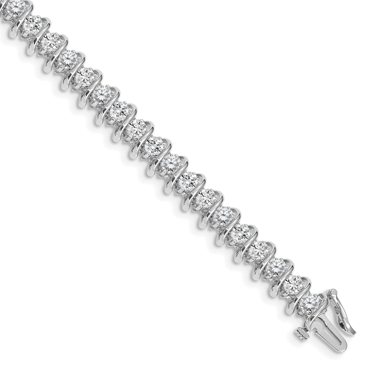 14k White Gold 3.3mm Tennis Bracelet Mounting-X2006W