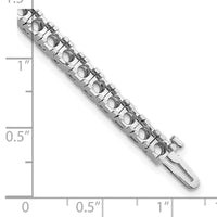 14k White Gold Tennis Bracelet Mounting-X2044W