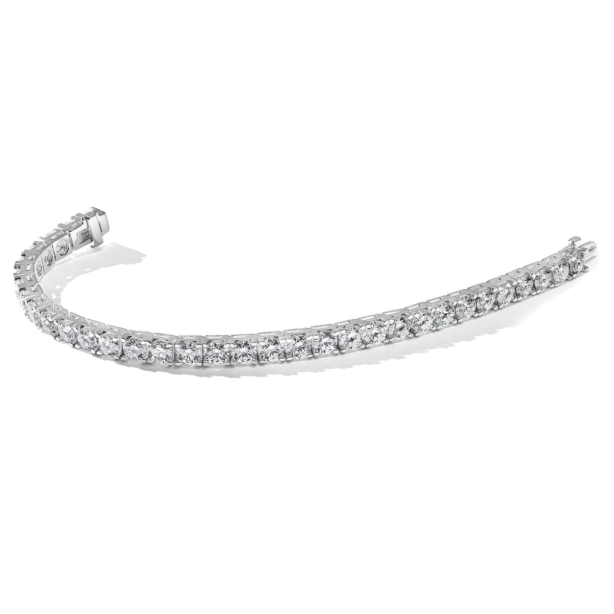 14k White Gold Tennis Bracelet Mounting-X2044W