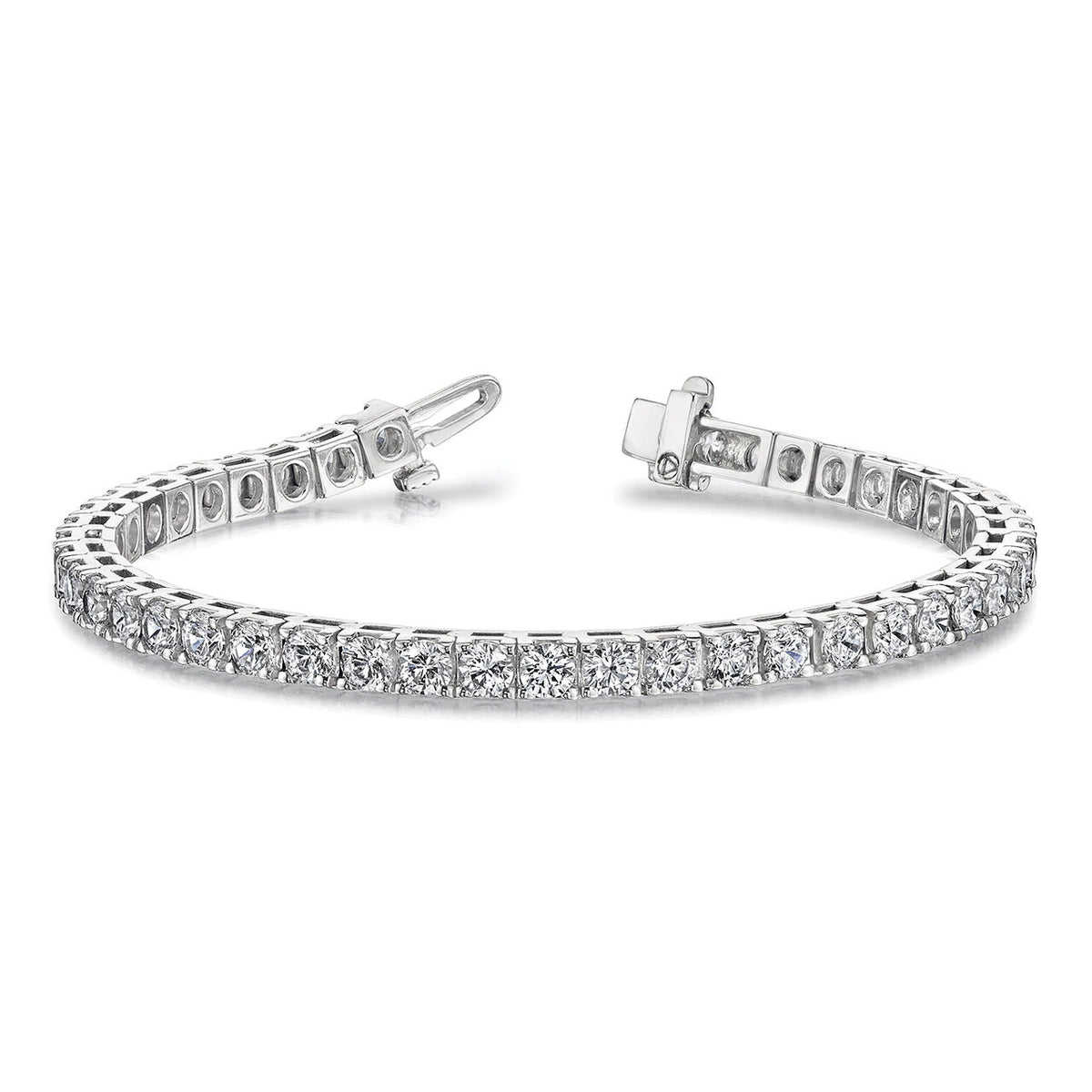 14k White Gold Tennis Bracelet Mounting-X2045W