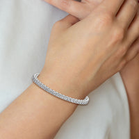 14k White Gold Tennis Bracelet Mounting-X2045W