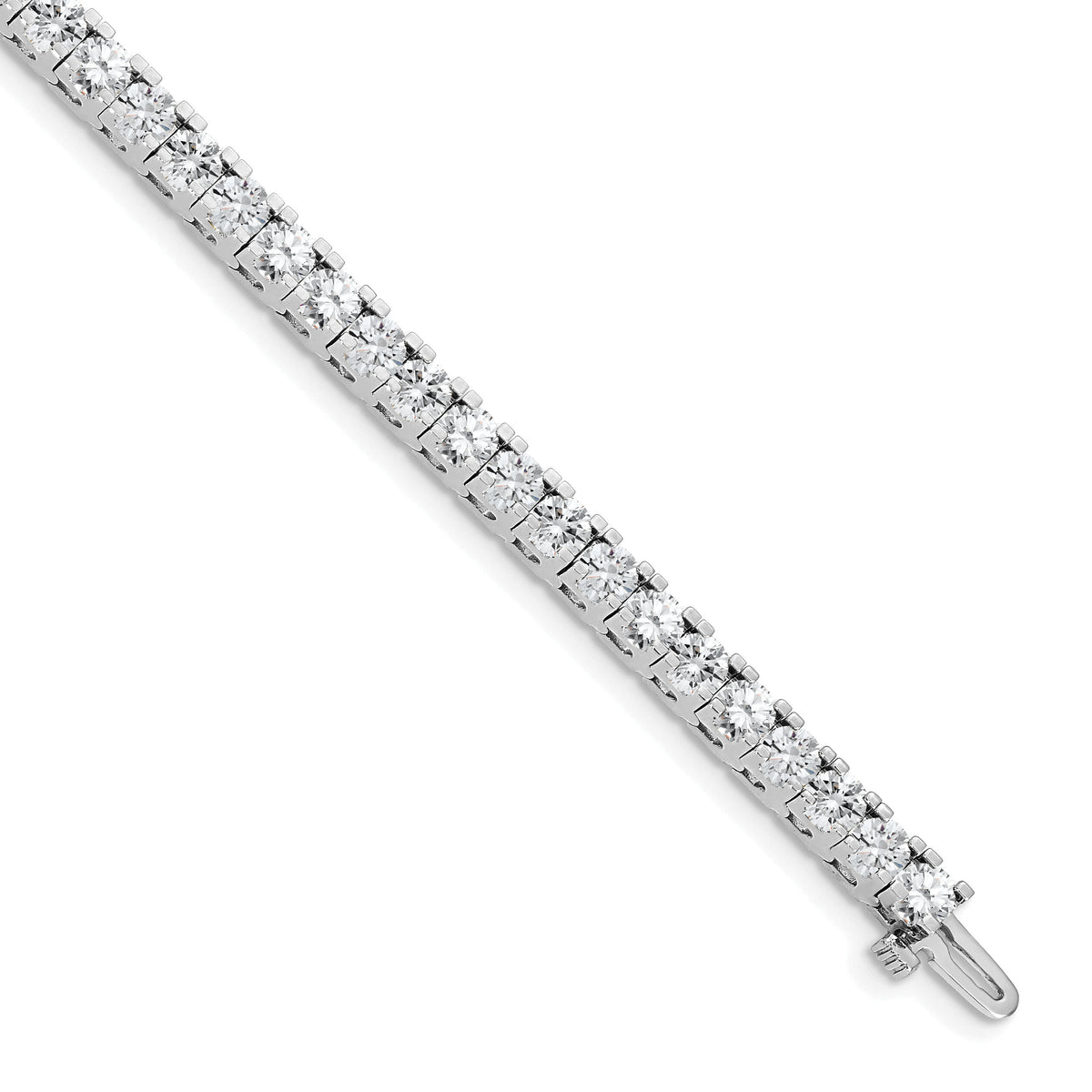 14k White Gold Tennis Bracelet Mounting-X2045W