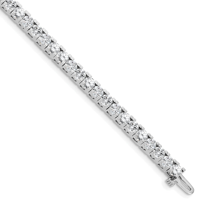 14k White Gold Tennis Bracelet Mounting-X2045W