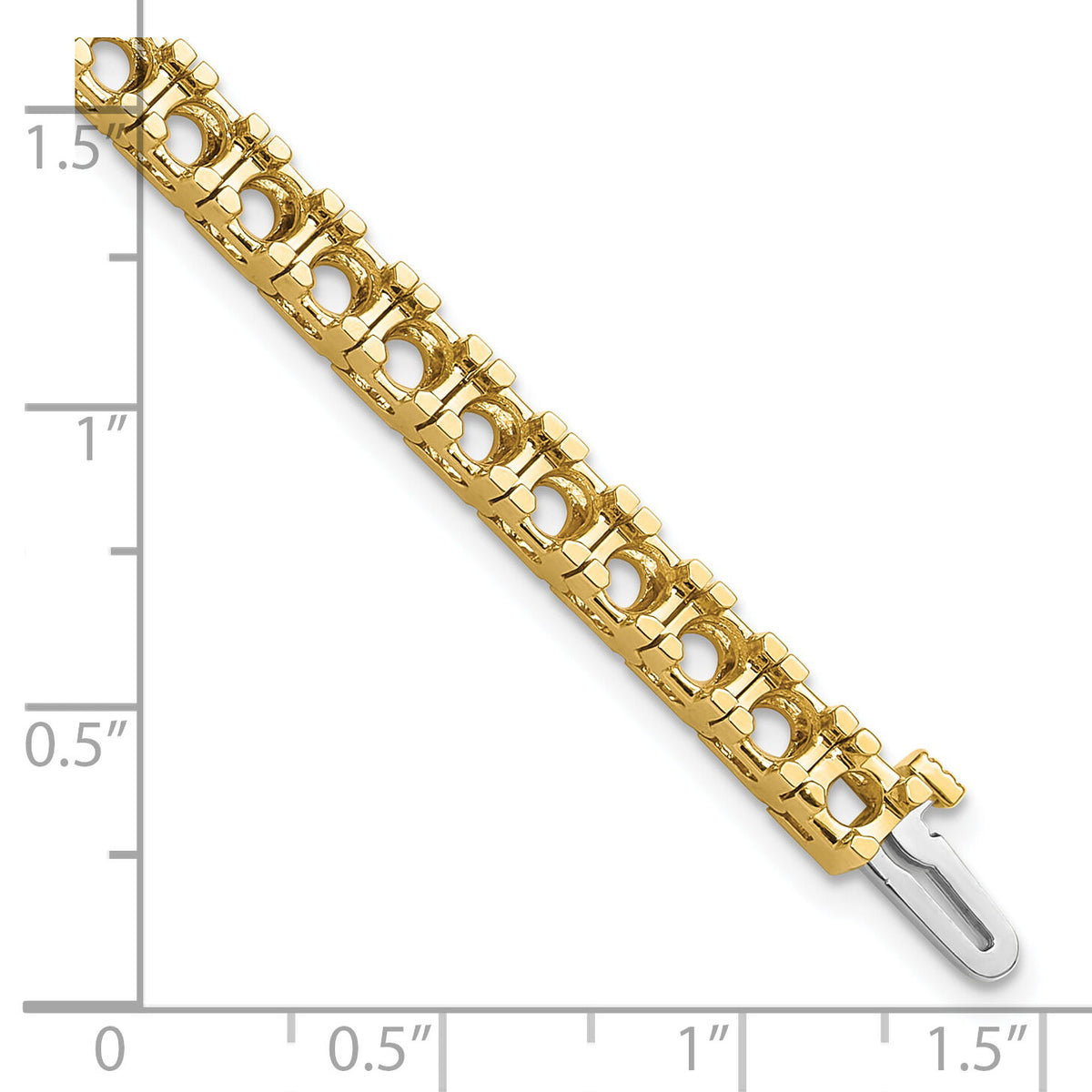 14k Diamond Tennis Bracelet Mounting-X2046