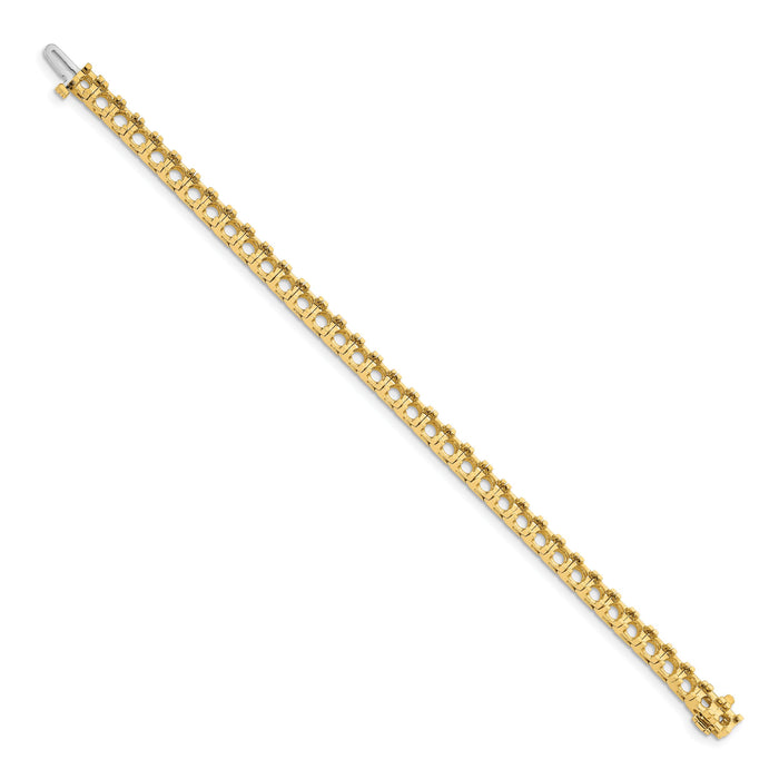 14k Diamond Tennis Bracelet Mounting-X2047