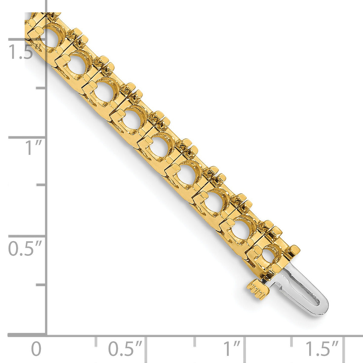 14k Diamond Tennis Bracelet Mounting-X2047