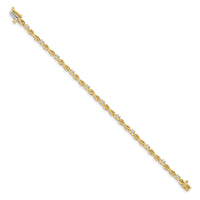 14k 2.2mm Diamond Tennis Bracelet Mounting-X2106