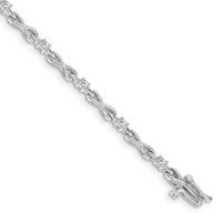 14k White Gold 2.3mm Tennis Bracelet Mounting-X2106W
