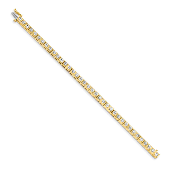 14k 3mm Diamond Tennis Bracelet Mounting-X2163