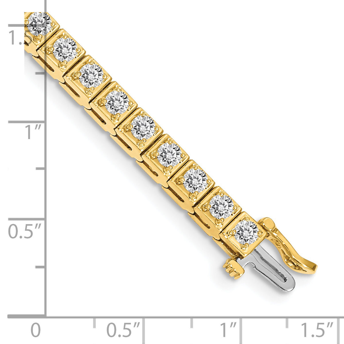 14k 3mm Diamond Tennis Bracelet Mounting-X2163