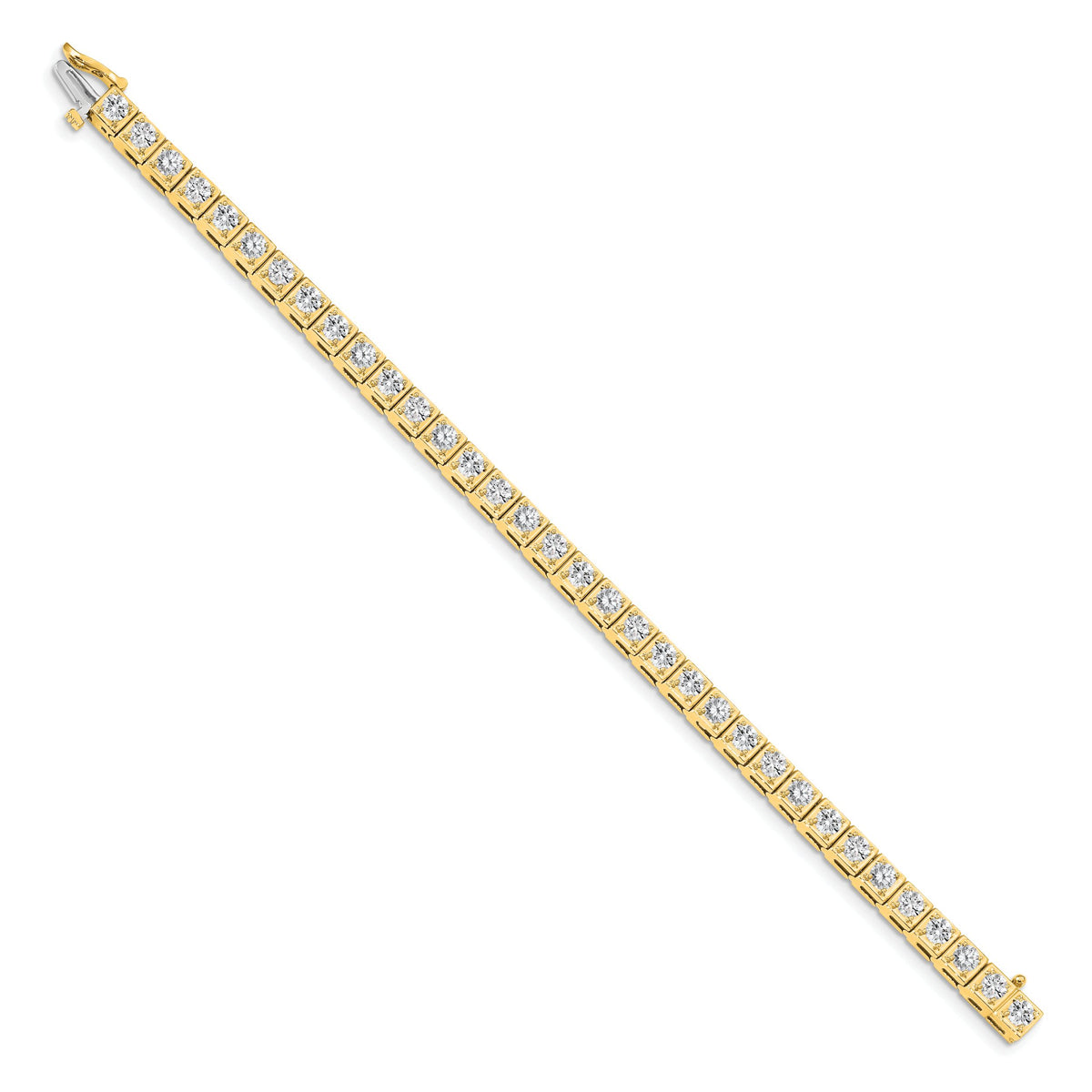 14k 3.4mm Diamond Tennis Bracelet Mounting-X2164