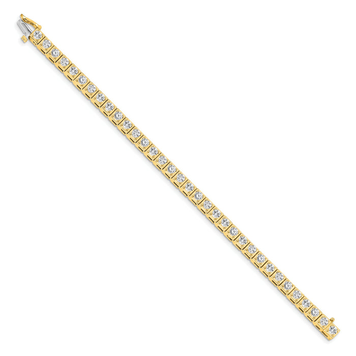 14k 3.4mm Diamond Tennis Bracelet Mounting-X2164