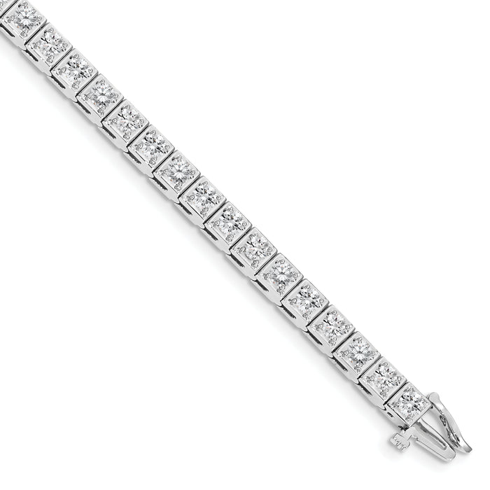 14k White Gold Tennis Bracelet Mounting-X2164W