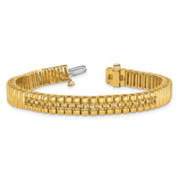 14k 2.4mm Diamond Link Bracelet Mounting-X2167