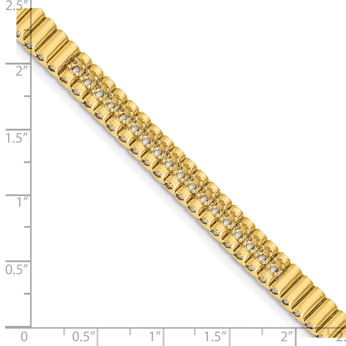 14k 2.4mm Diamond Link Bracelet Mounting-X2167