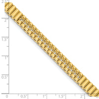 14k 2.4mm Diamond Link Bracelet Mounting-X2167