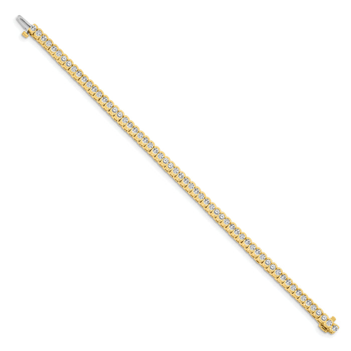 14k Diamond Tennis Bracelet Mounting-X2319