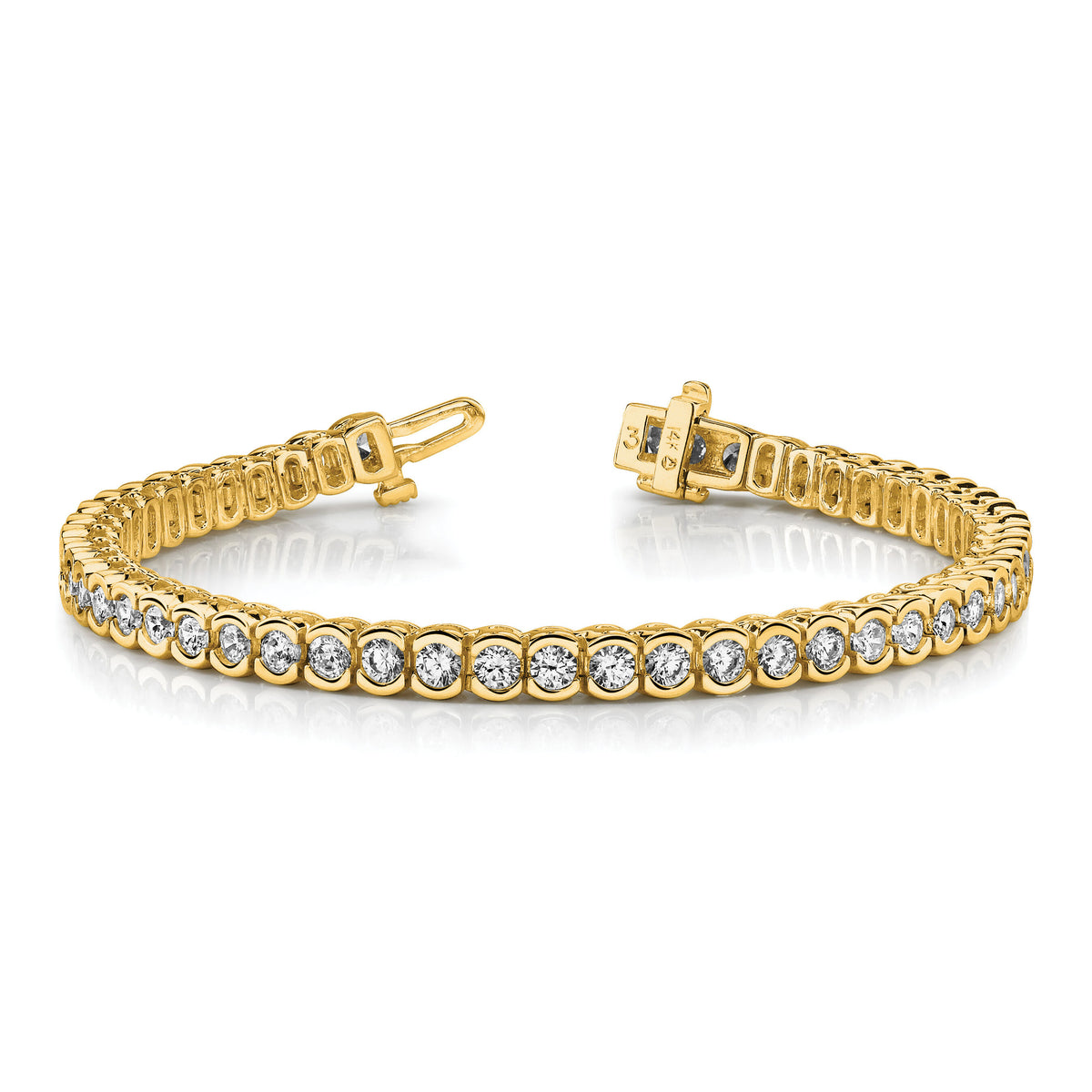 14k Diamond Tennis Bracelet Mounting-X2319