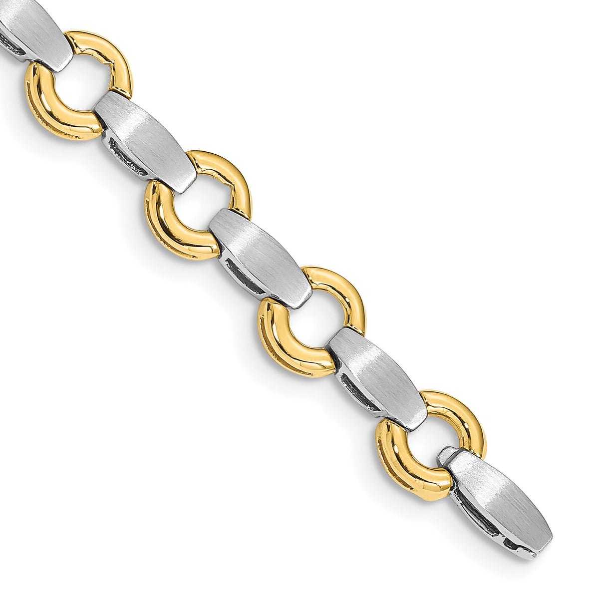 14k Two-tone Holds 13 Stones up to 2.5mm, Add-a-Diamond Bracelet-X2332