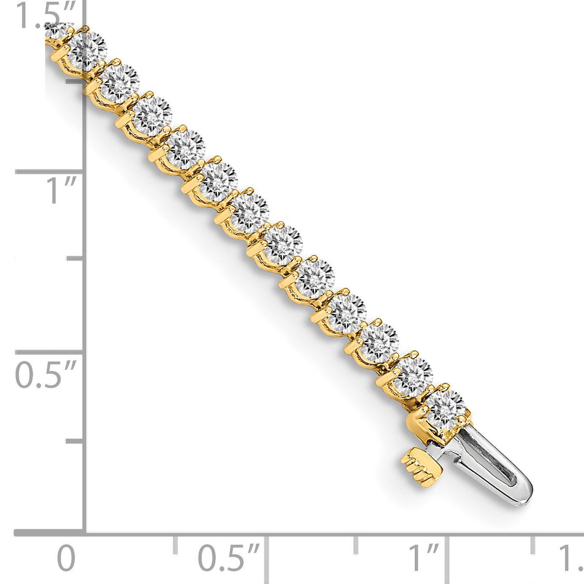 14k Diamond Tennis Bracelet Mounting-X2837