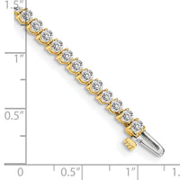 14k Diamond Tennis Bracelet Mounting-X2837